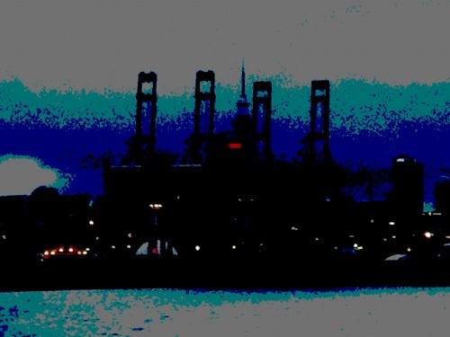 ferry posterized